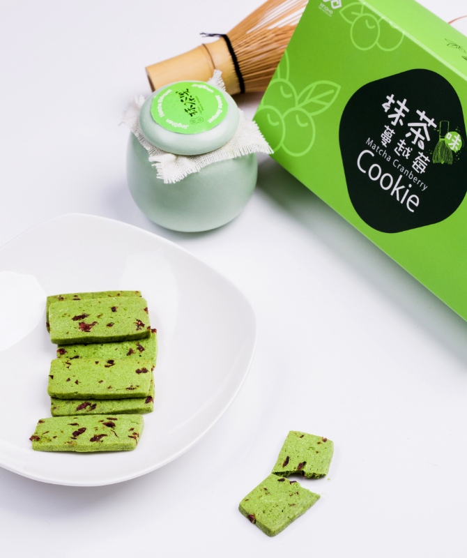 抹茶蔓越莓餅干