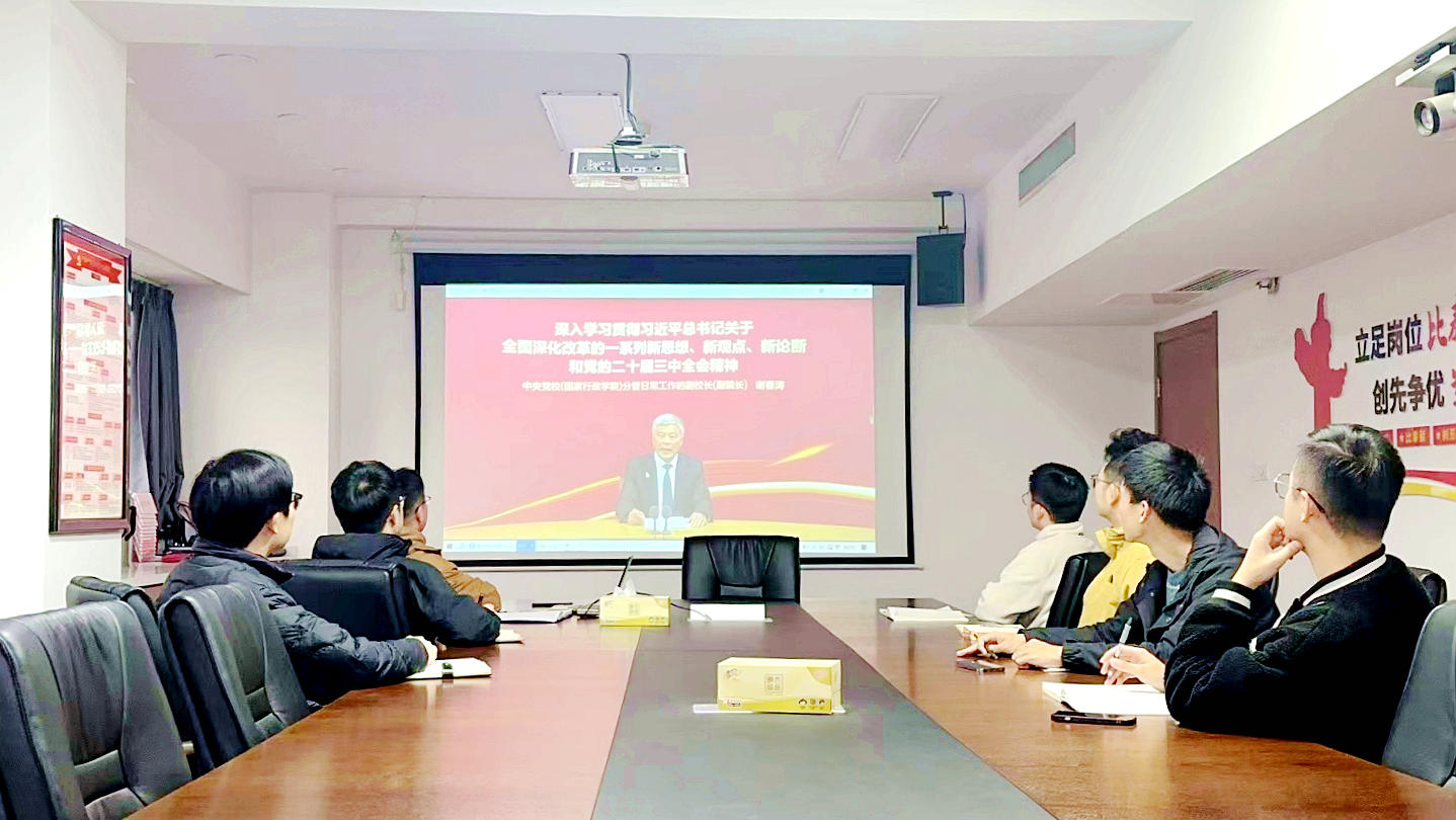 浙茶集團財務(wù)部黨支部深入開(kāi)展黨的二十屆三中全會(huì )精神課程培訓